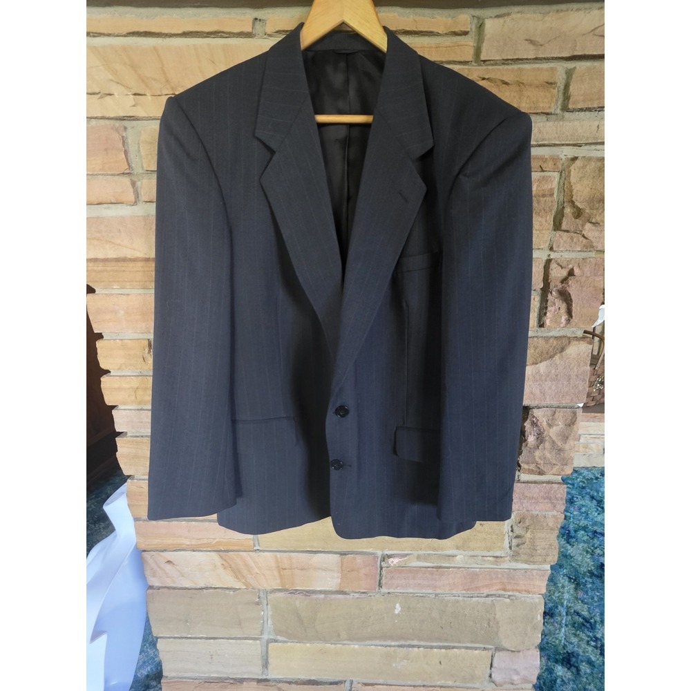 Vintage Keith Neil Brendan Men's Blazer Pinstripe Wool Blazer Sport Coat Size 42